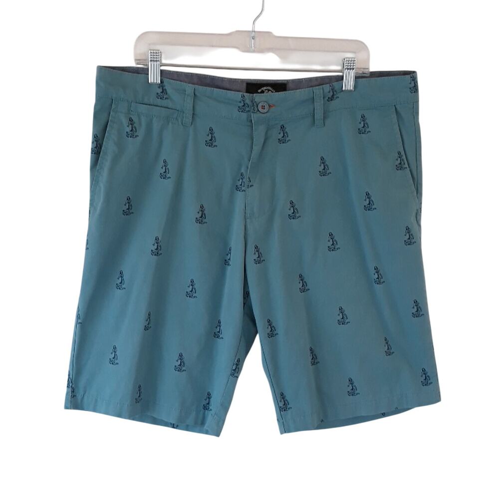 Beverly Hills Polo Club hula girl tropical shorts
